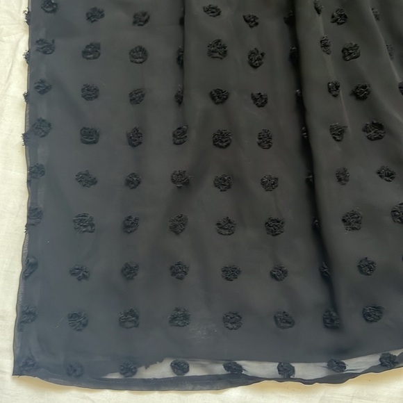 GRACE KARIN 2023 Casual Swiss Dot Chiffon V Neck Short Sleeve Flowy Blouse - Picture 9 of 11